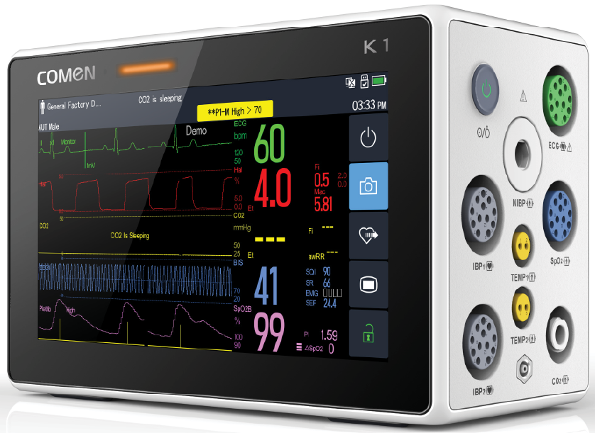 Comen K1 – transportní monitor vitálních funkcí