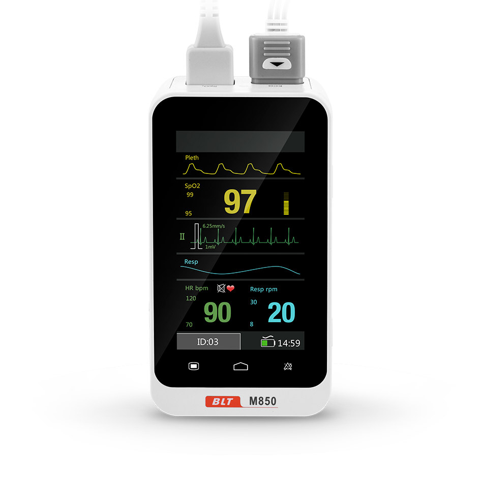 BLT M850 – pulzní oxymetr s EKG