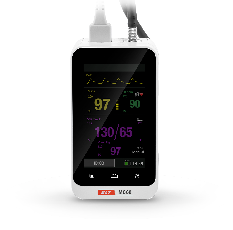 BLT M860 – pulzní oxymetr s měřením krevního tlaku (NIBP)